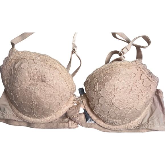 Aerie Nude Lace Pushup Bra Size 34A - Picture 1 of 5
